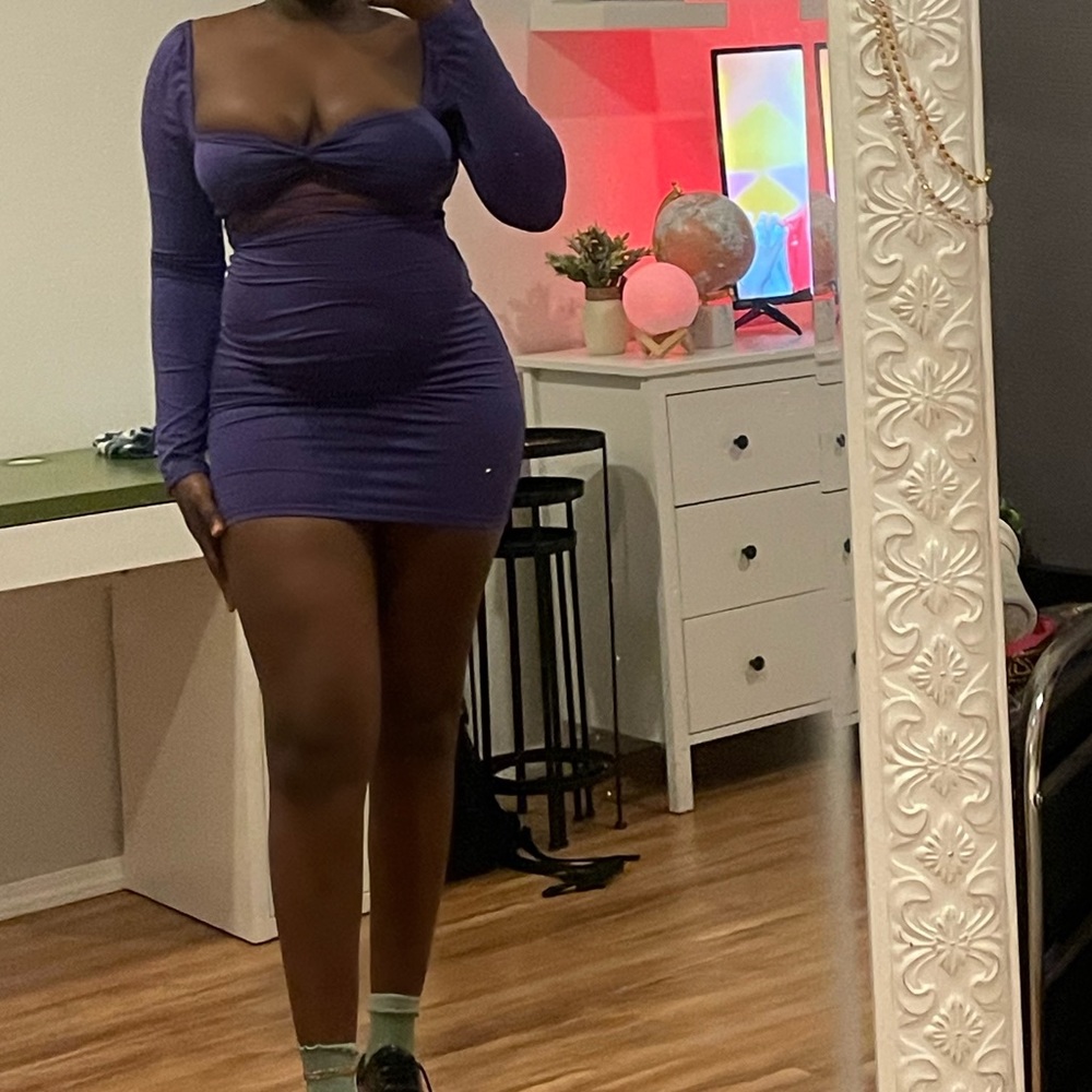 Purple dress